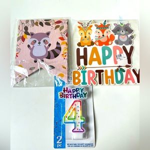 Birthday supplies, fox 🦊